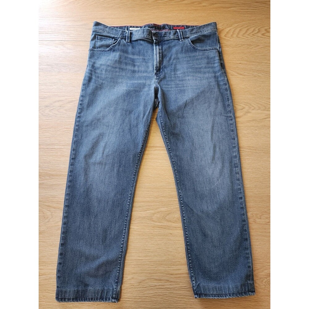 Alberto Jeans Men’s Size 42x28 Modern Fit T400 Comfort Urban Designer Denim Wash